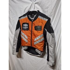 Cortech Sport Size M Mens Street Riding Racing Motorcycle Jacket With Pads And